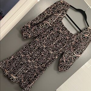 VGUC Alexis smocked mini dress